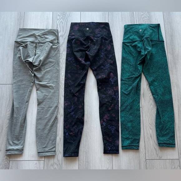 Lulu Lemon Leggings 3 Pack Bundle.  Great condition! - Picture 1 of 11